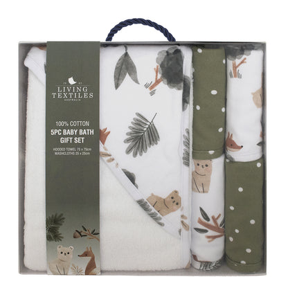 5 Piece Bath Gift Set - Forest Retreat