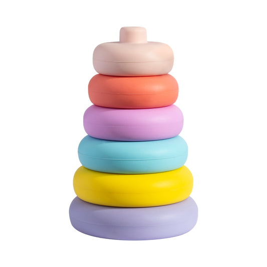 Silicone Stacking Tower Ring - Sorbet