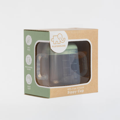 Silicone Sippy Cup - Light Sage