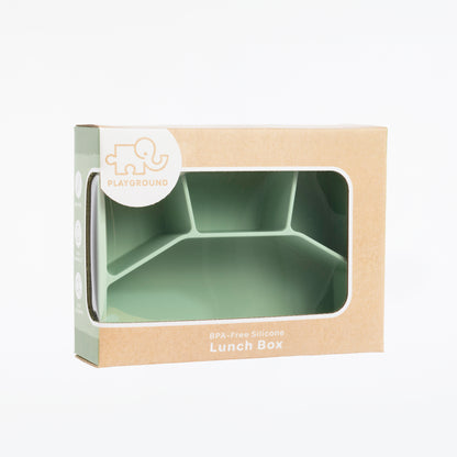 Silicone Lunch Box- Large- Light Sage