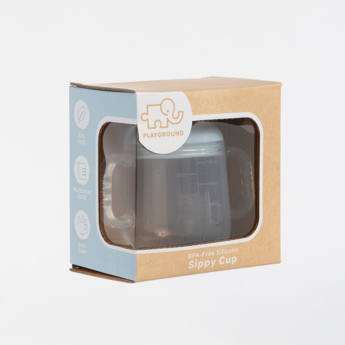 Silicone Sippy Cup - Dusty Blue