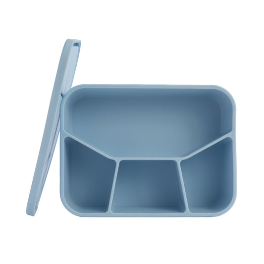 Silicone Lunch Box- Large- Dusty Blue