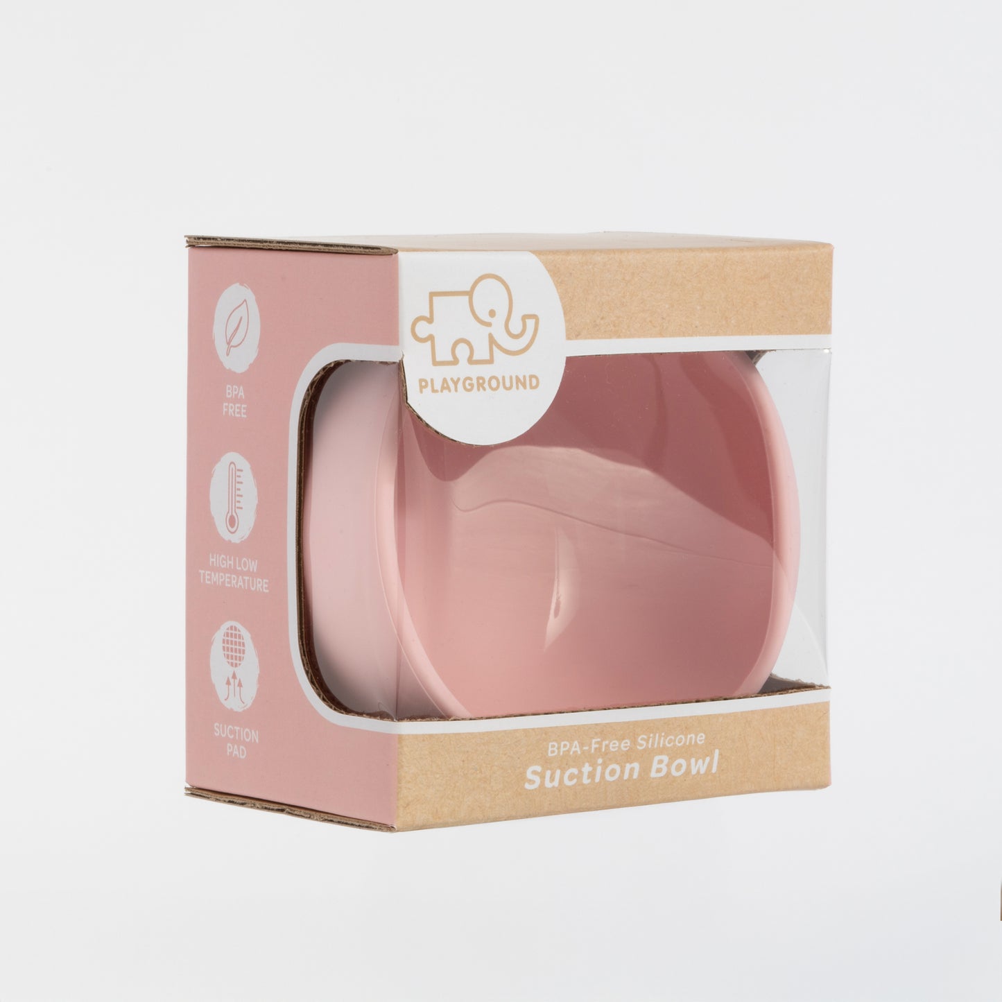 Silicone Bowl- Light Pink