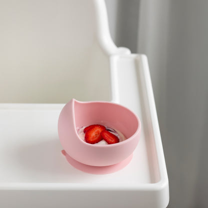 Silicone Bowl- Light Pink