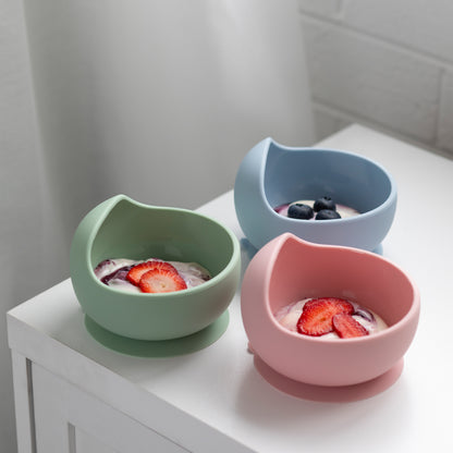 Silicone Bowl- Light Pink