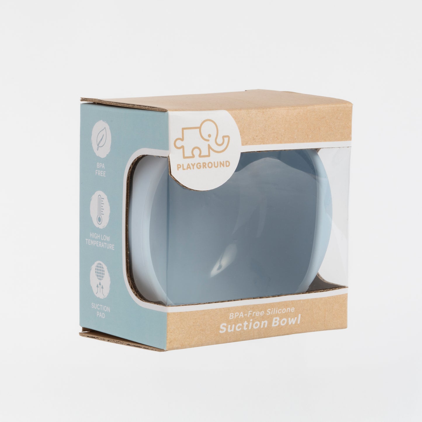 Silicone Bowl- Dusty Blue