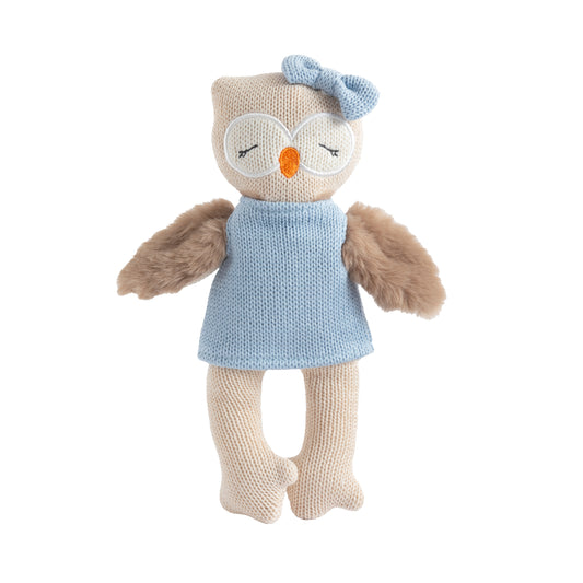 Knitted Animal Toy- Ollie the Owl