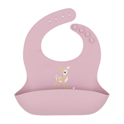 Silicone Bib - Fawn/ Lilac