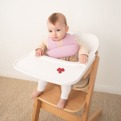 Silicone Bib - Fawn/ Lilac