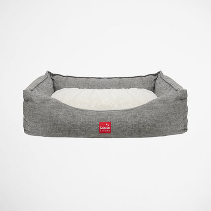 Louie Living Rectangle Lounger (Grey) - Small