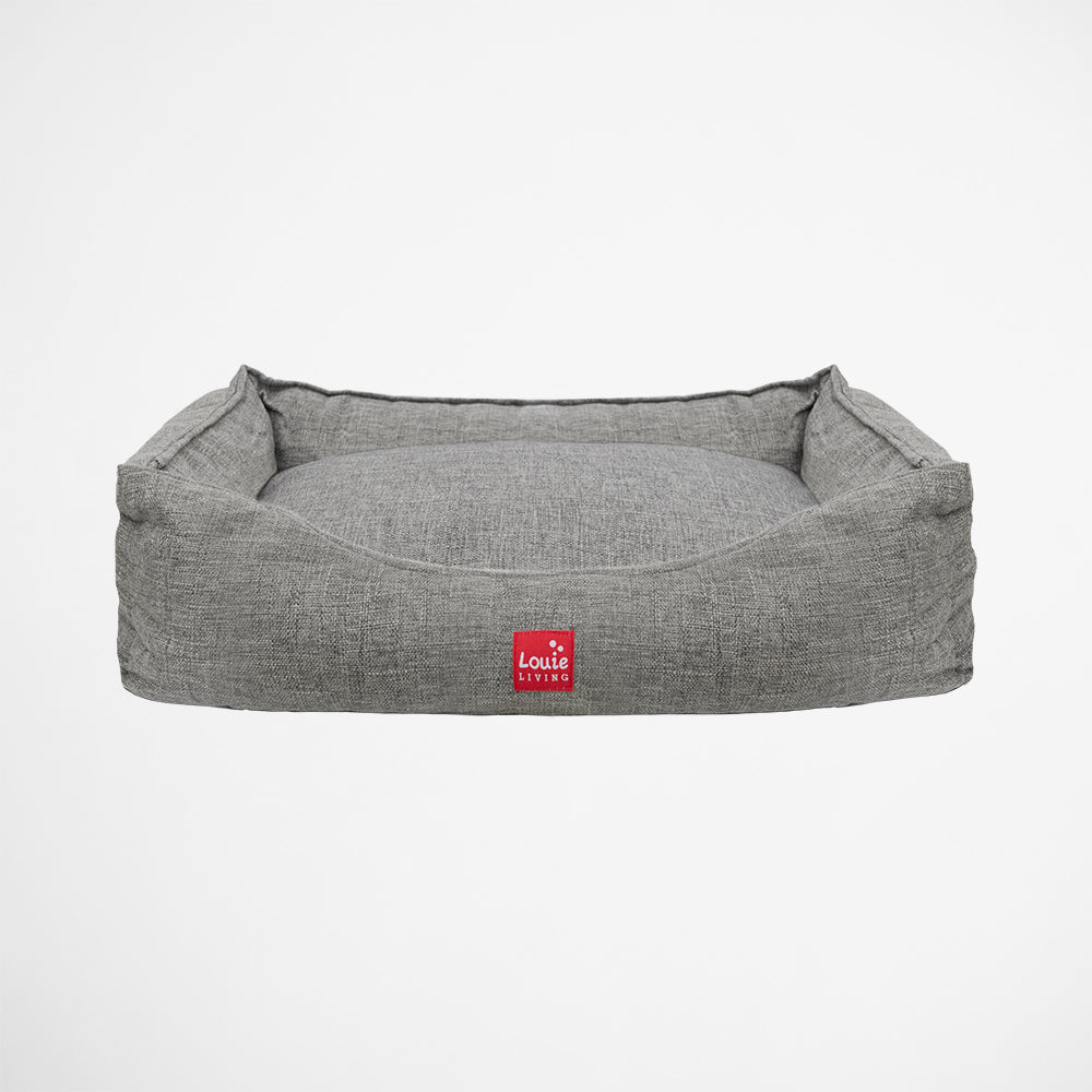 Louie Living Rectangle Lounger (Grey) - Small