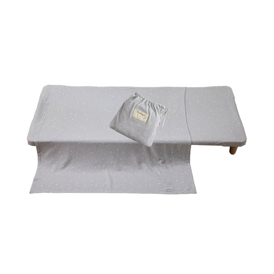 Stacking Bed Sheet Set - Grey Stars