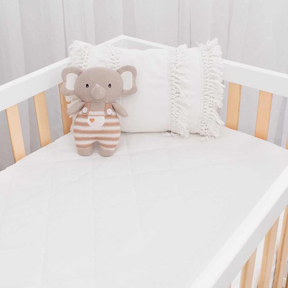 Large cot mattress protector on sale