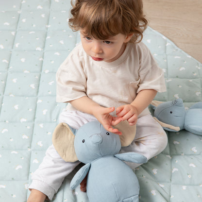 Reversible Organic Jersey Quilted Cot Comforter - Goosey Goosey